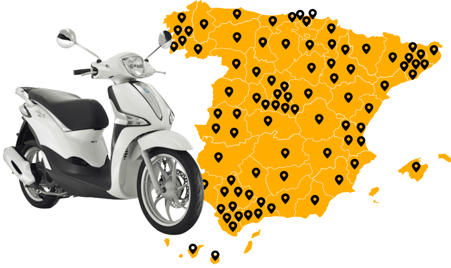 renting moto en huelva 125cc
