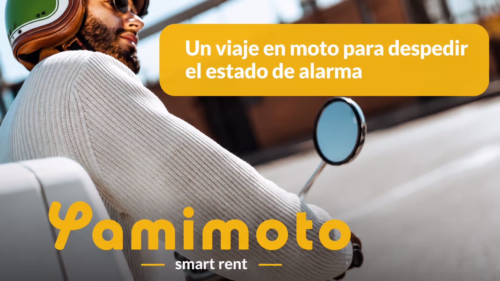 Un viaje en moto para despedir el estado de alarma